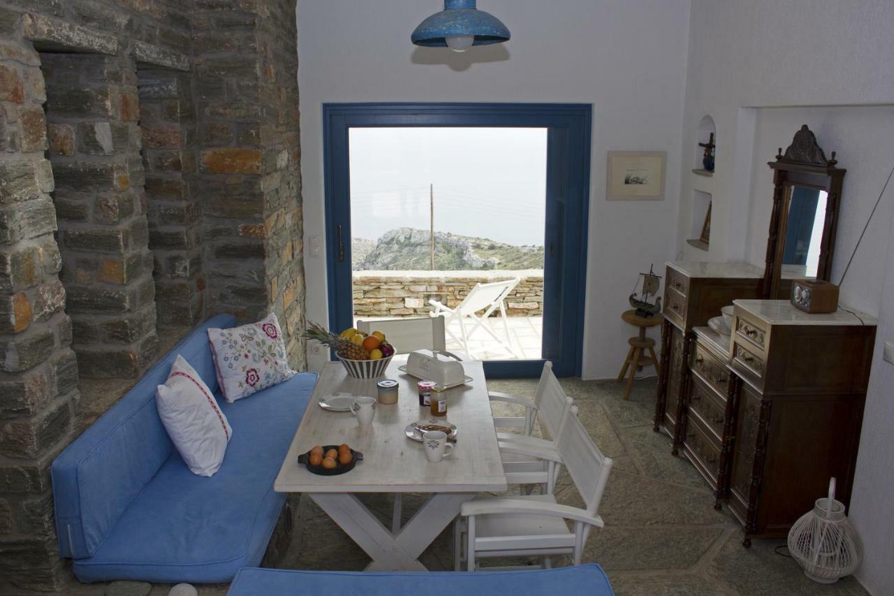 Bioclimatic Stone Built Villa Kastrianí Exterior photo